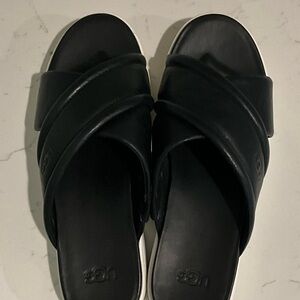 UGG Women's Black Crisscross Sandals